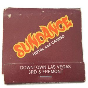 Vintage Sundance Hotel And Casino Match Book Las Vegas